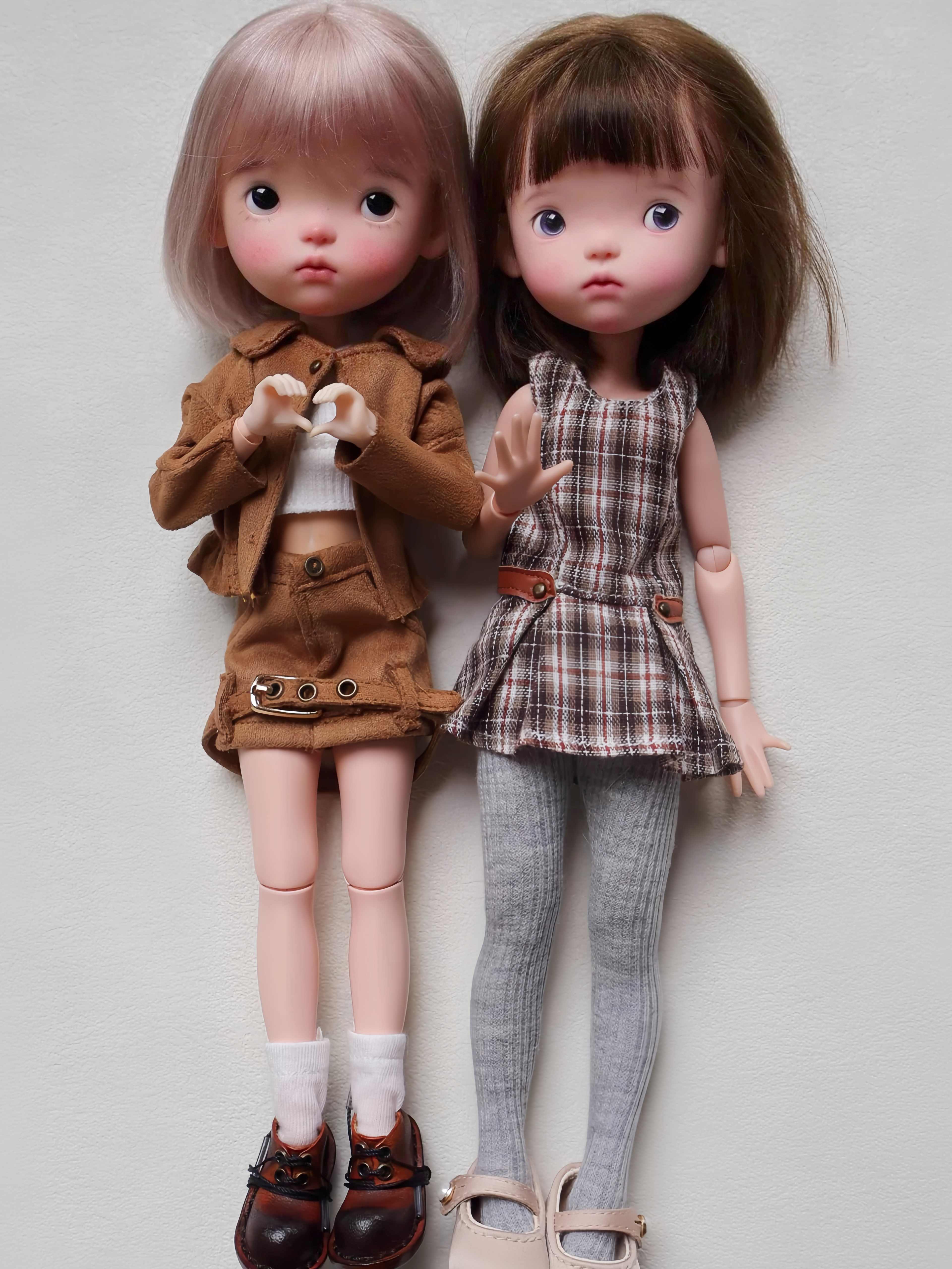 Vintage Boho Blythe 1/6 BJD Outfit Front View | ToastDoll