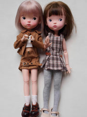 Vintage Boho Blythe 1/6 BJD Outfit Front View | ToastDoll