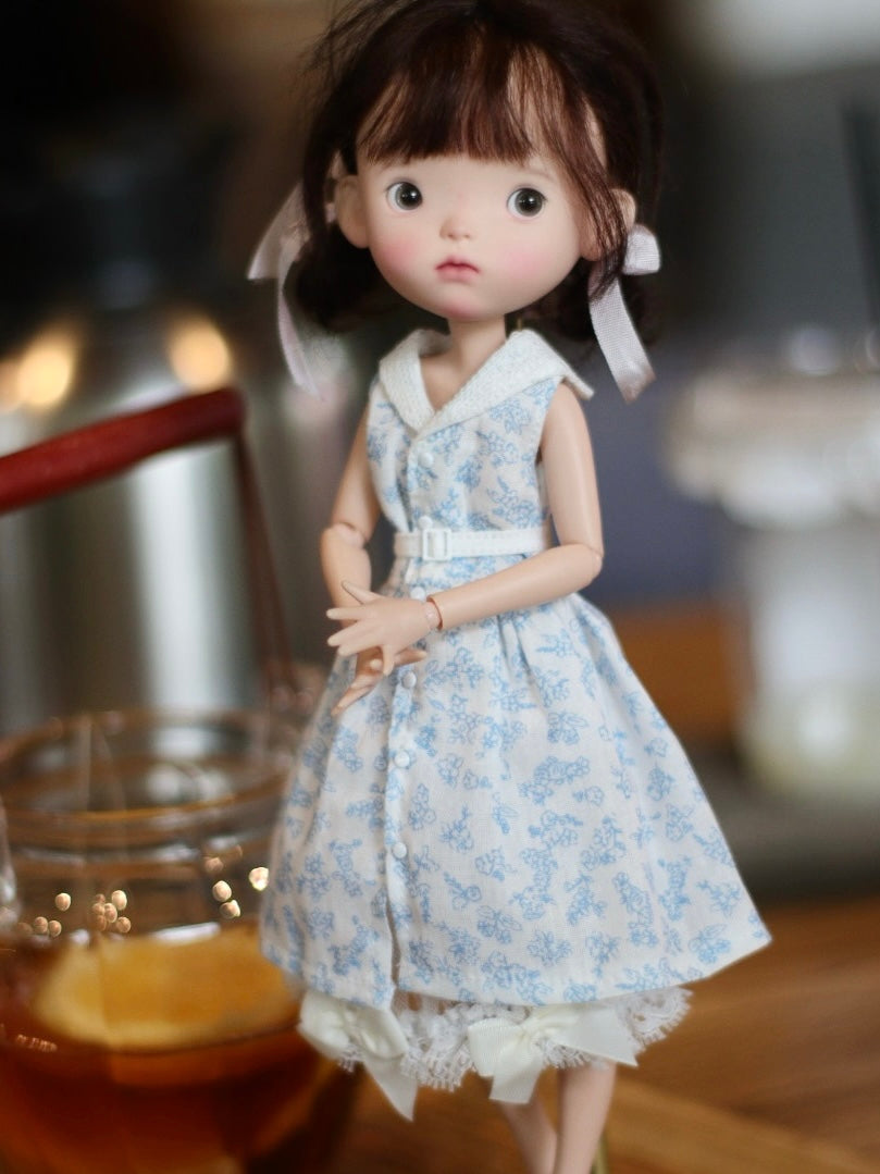 Country Floral Blythe 1/6 BJD Set On Doll Display | ToastDoll
