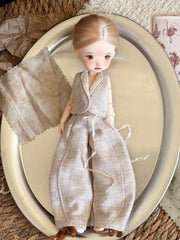 Vest Curved Pants Blythe 1/6 BJD Outfit Front View | ToastDoll
