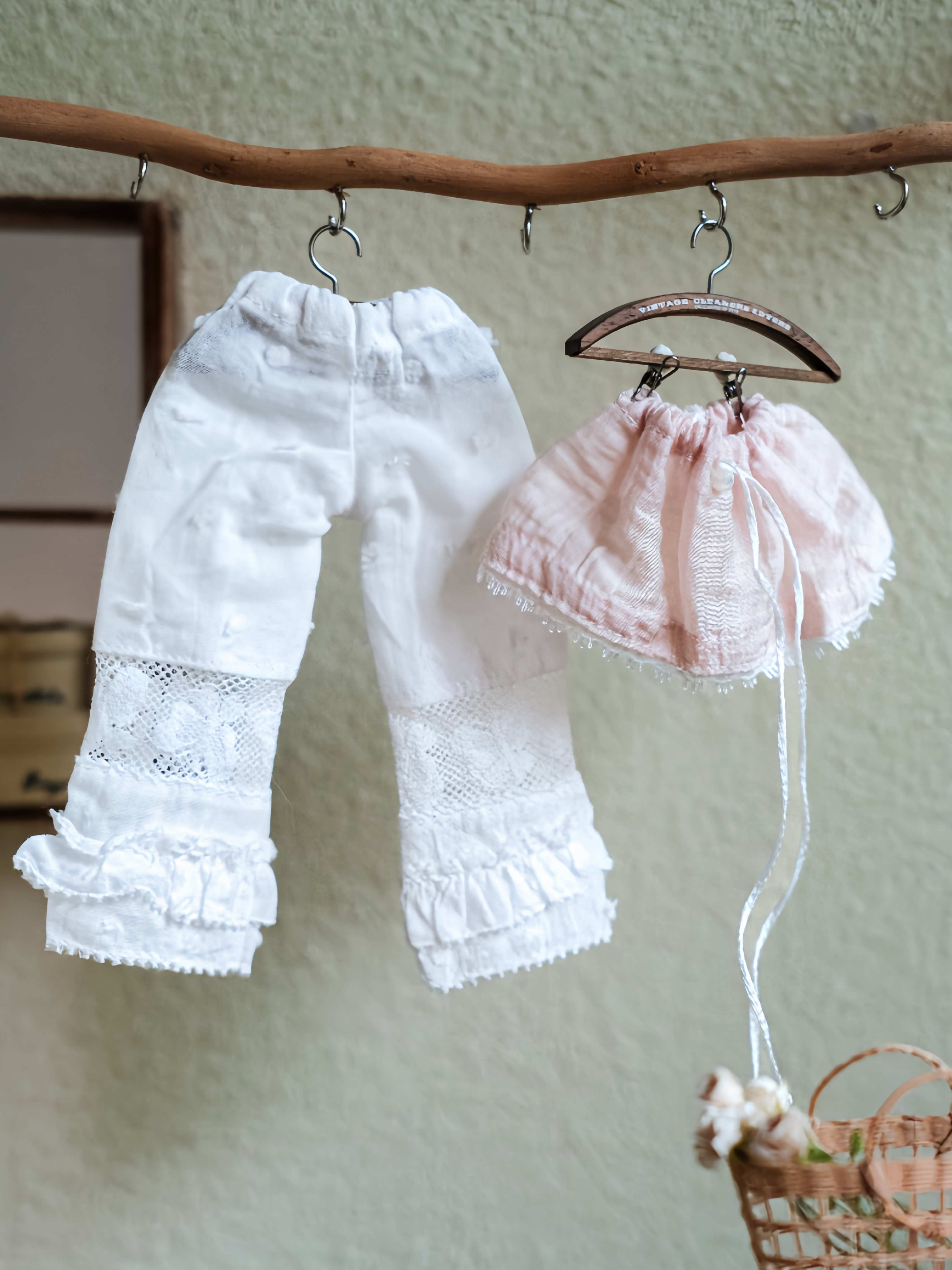 Pink Lace Dress Blythe 1/6 BJD Set Detail | ToastDoll