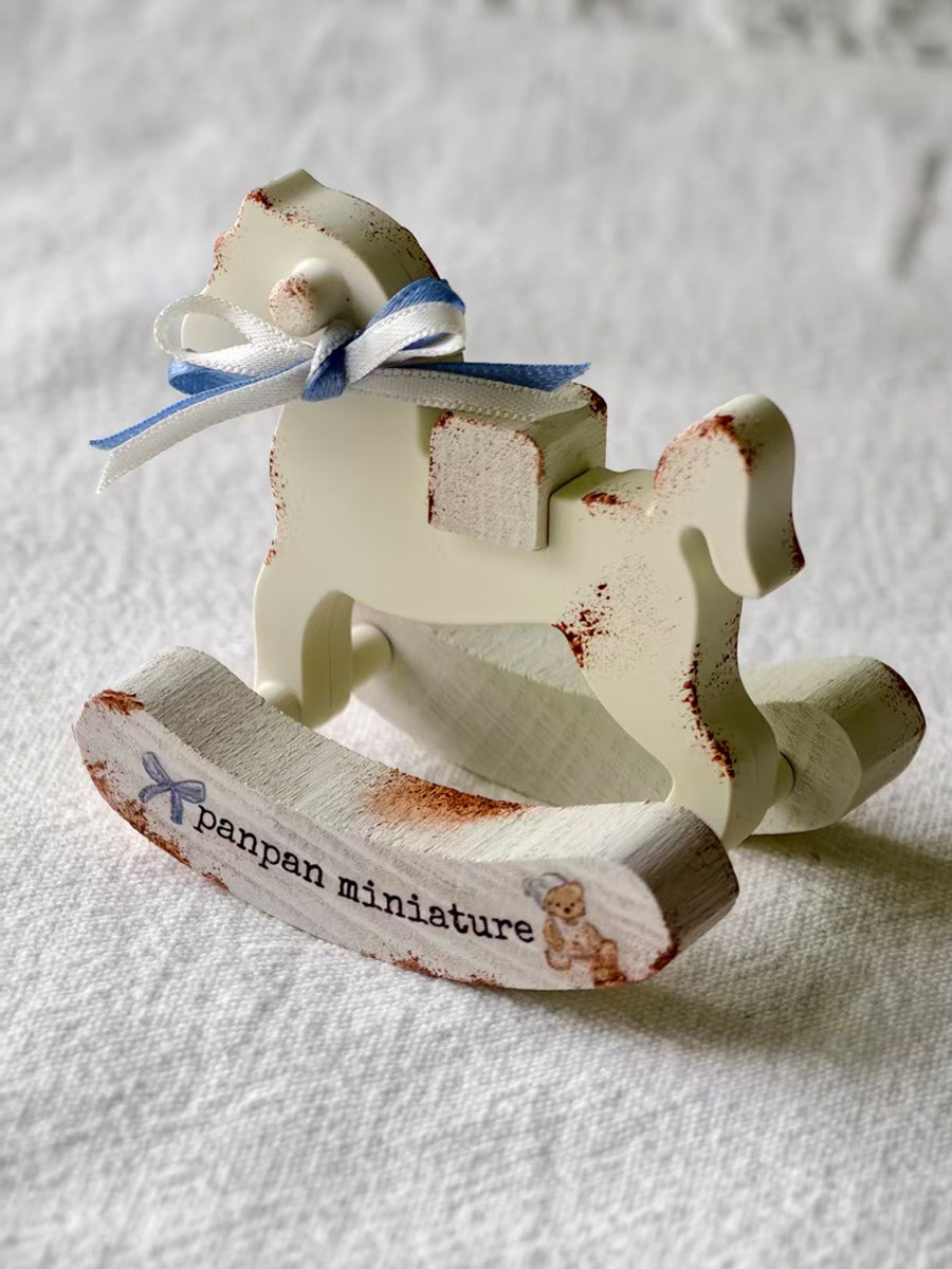 Handmade Dollhouse Miniature Furniture, Rocking Horse