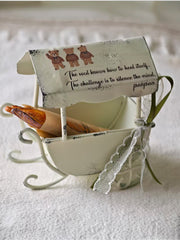 Handmade Dollhouse Miniature Furniture, Cart