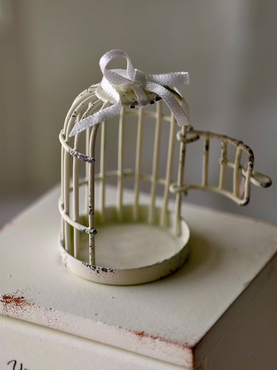 Handmade Dollhouse Miniature Furniture, Birdcage
