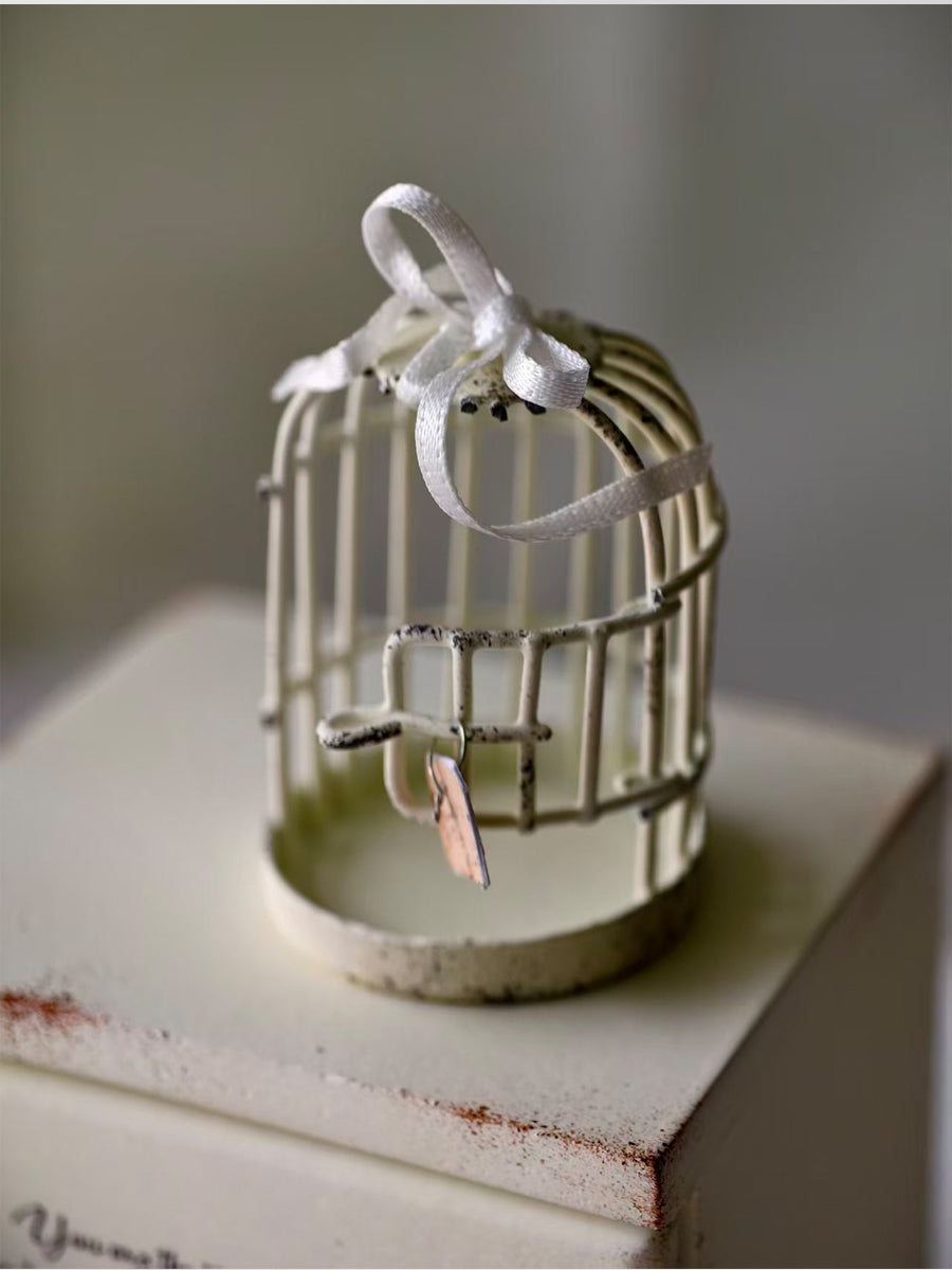 Handmade Dollhouse Miniature Furniture, Birdcage