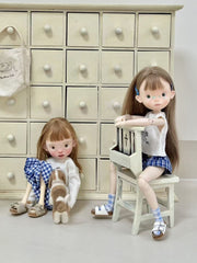 Handmade Shoes for Blythe/Obitsu,Buckle Slide Sandals