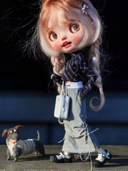 Handmade Shoes for Blythe/Obitsu,Sporty Mary Janes