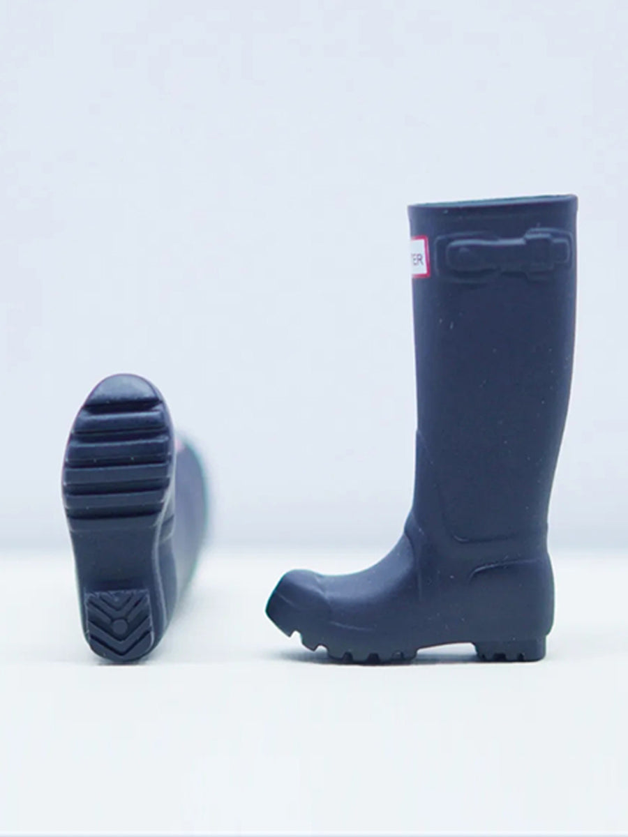 Cute Colorful Blythe Black Rain Boots | ToastDoll