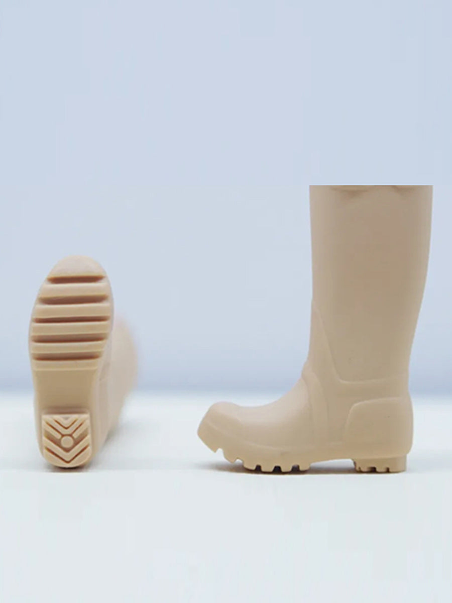 Cute Colorful Blythe Beige Rain Boots | ToastDoll