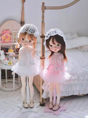 Lace Tutu Blythe BJD Outfit - Handmade Doll Clothes - ToastDoll