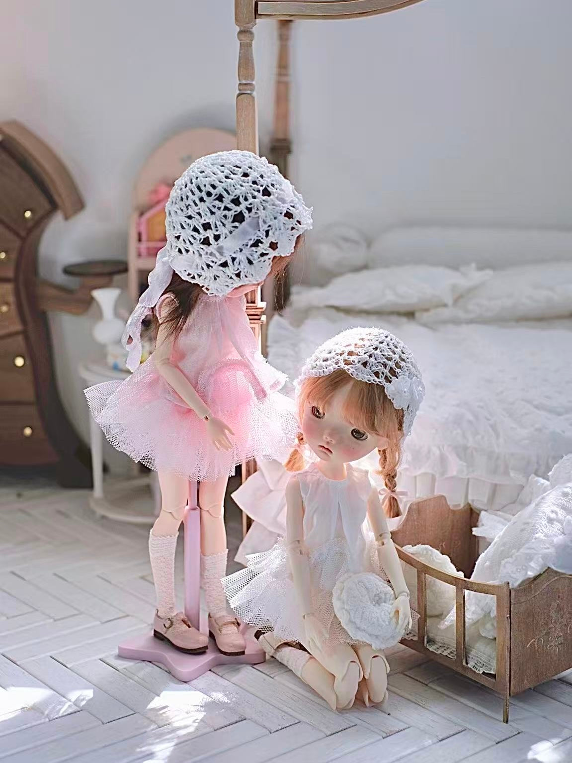 Lace Tutu Blythe BJD Outfit - Handmade Doll Clothes - ToastDoll
