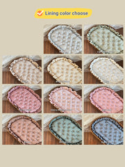 Handmade Doll Case Carrier, Rattan Wicker