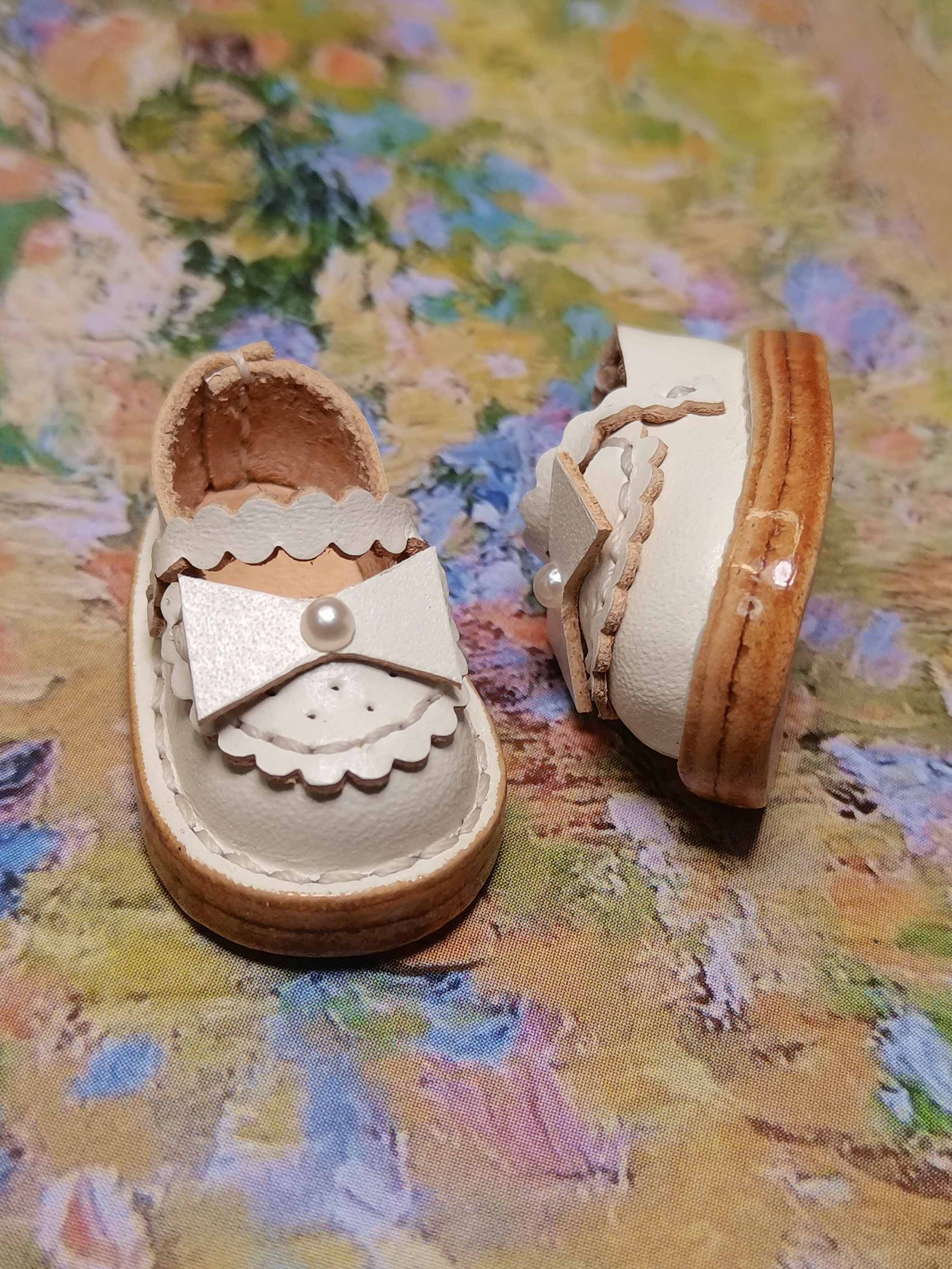 Handmade Shoes for Blythe, Knot Leather Shoes