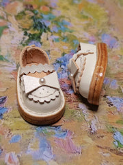 Handmade Shoes for Blythe, Knot Leather Shoes