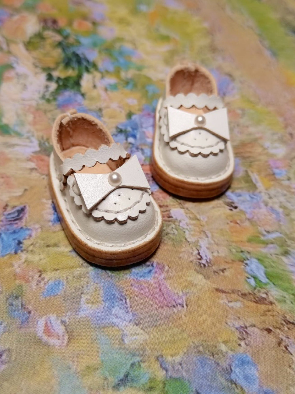 Handmade Shoes for Blythe, Knot Leather Shoes
