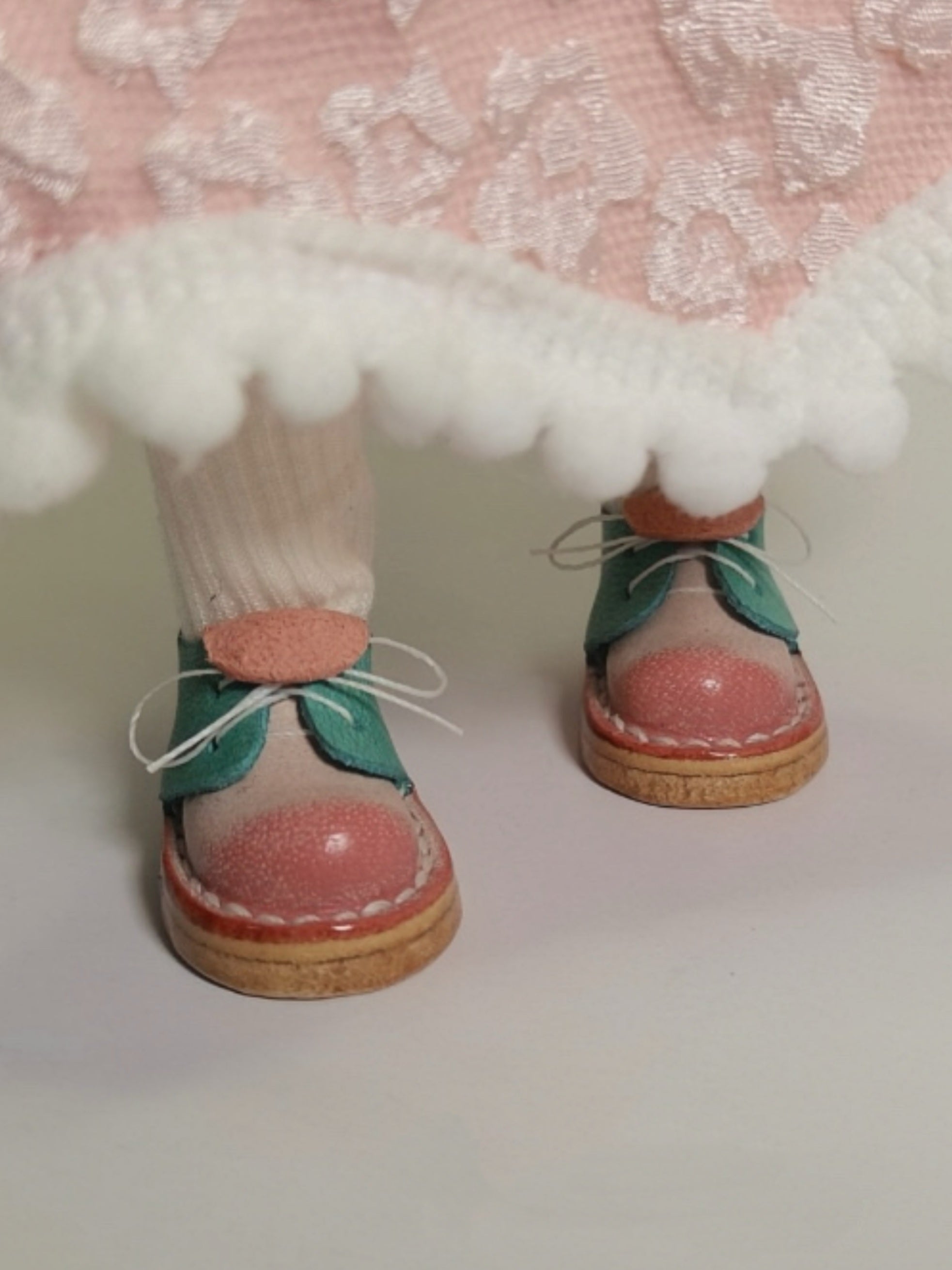 Handmade Shoes for Blythe/Obitsu, Color Block Shoes