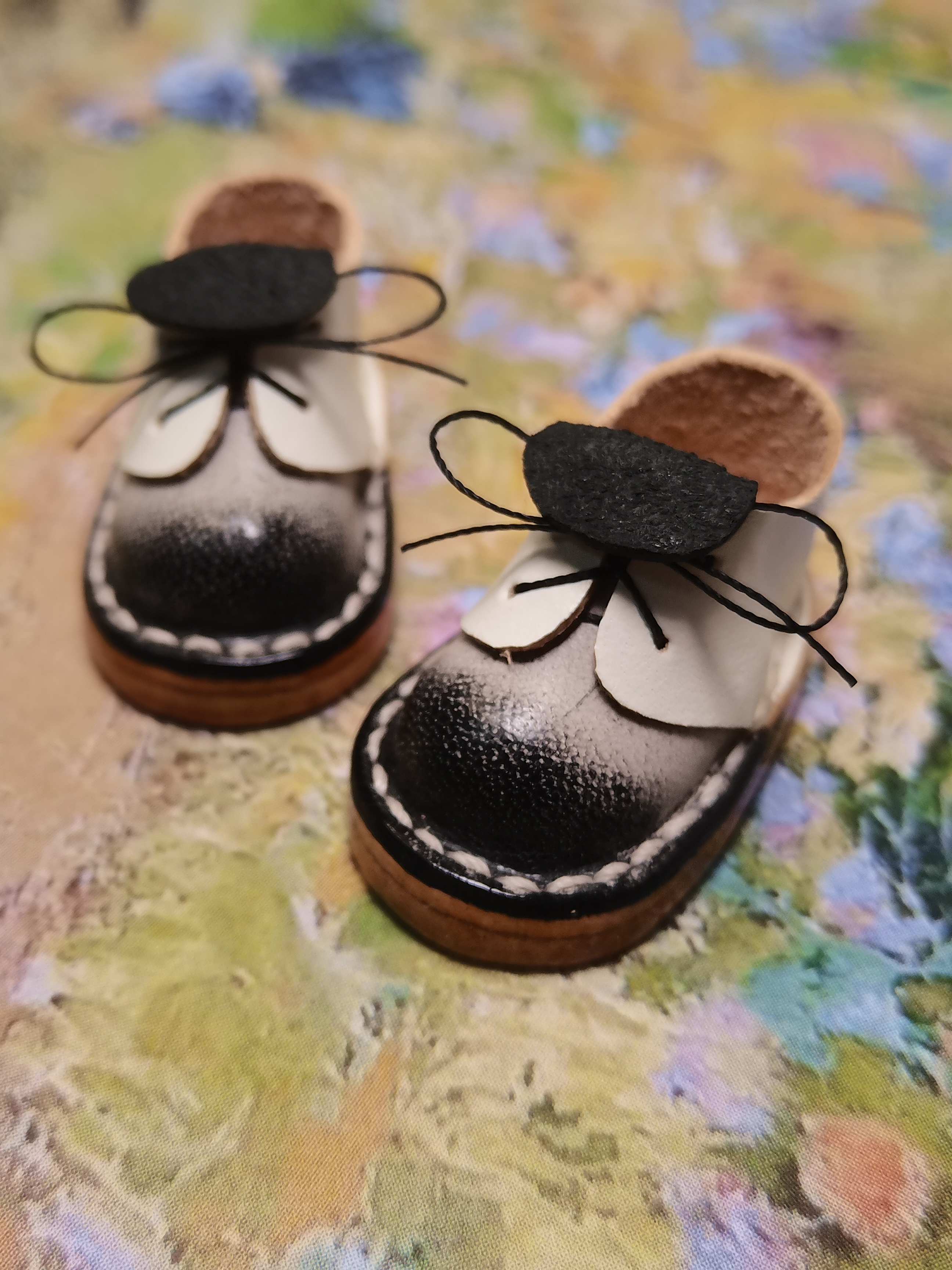 Handmade Shoes for Blythe/Obitsu, Color Block Shoes