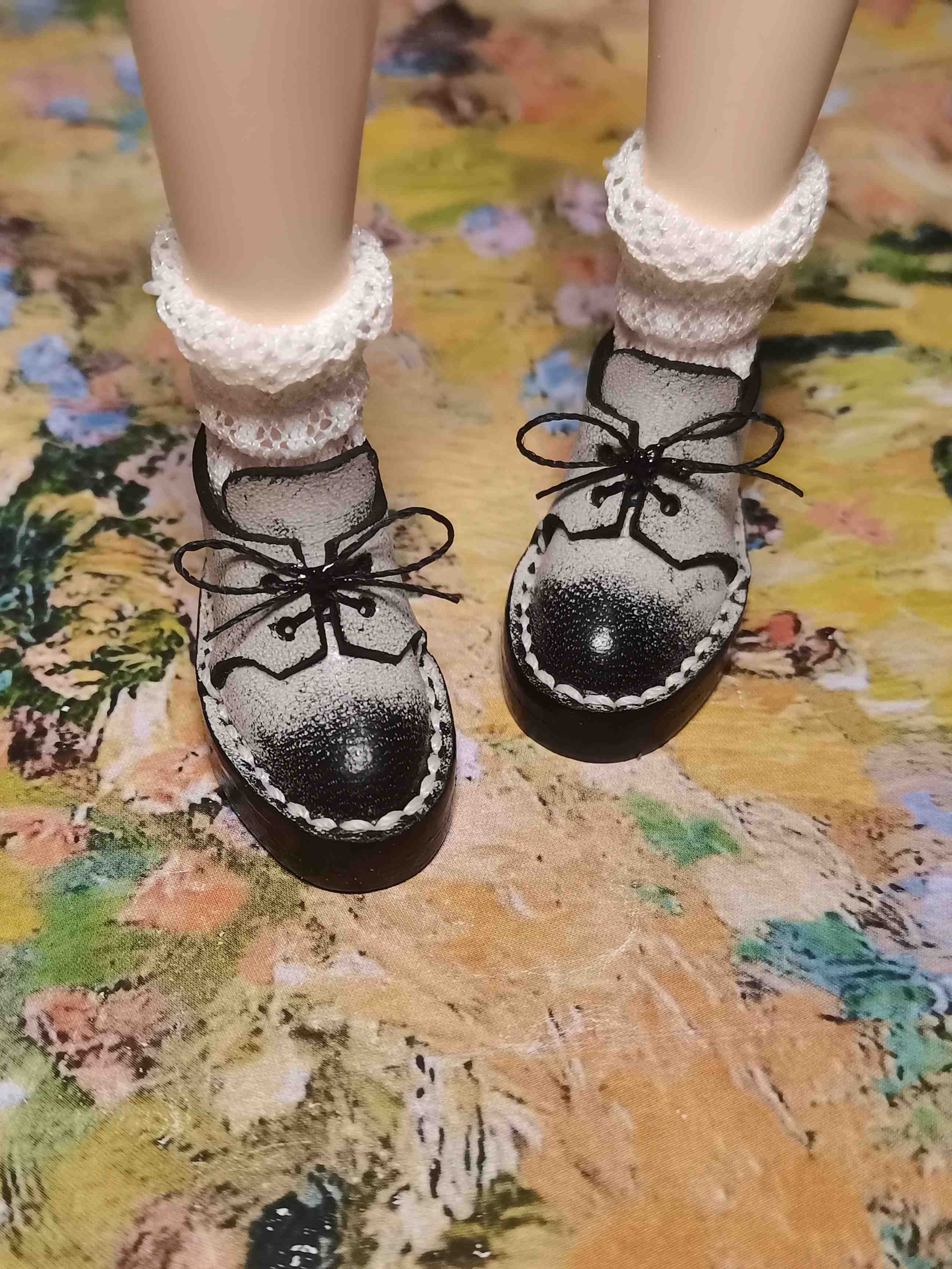 Handmade Shoes for Blythe, Pointed Leather Shoes