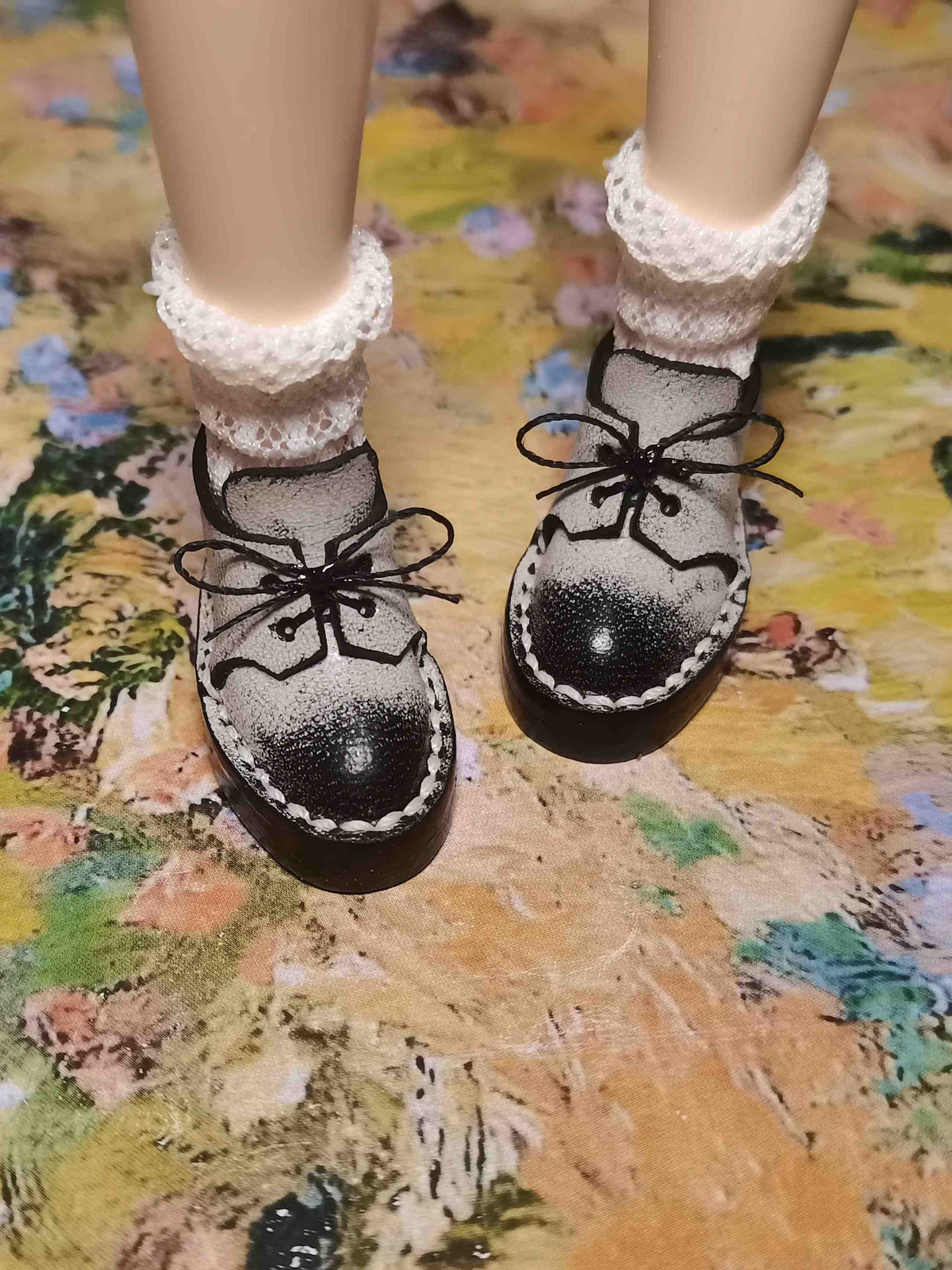 Handmade Shoes for Blythe, Pointed Leather Shoes