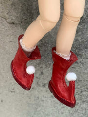 Handmade Shoes for Blythe/Obitsu, Clown Leather Shoes