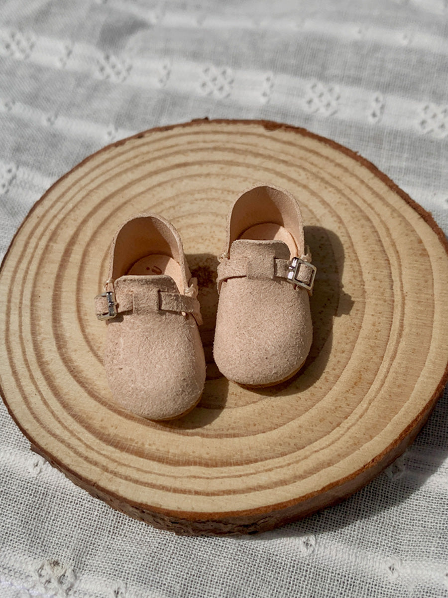 Handmade Shoes for Blythe, Leather Flat