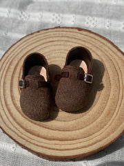 Handmade Shoes for Blythe, Leather Flat