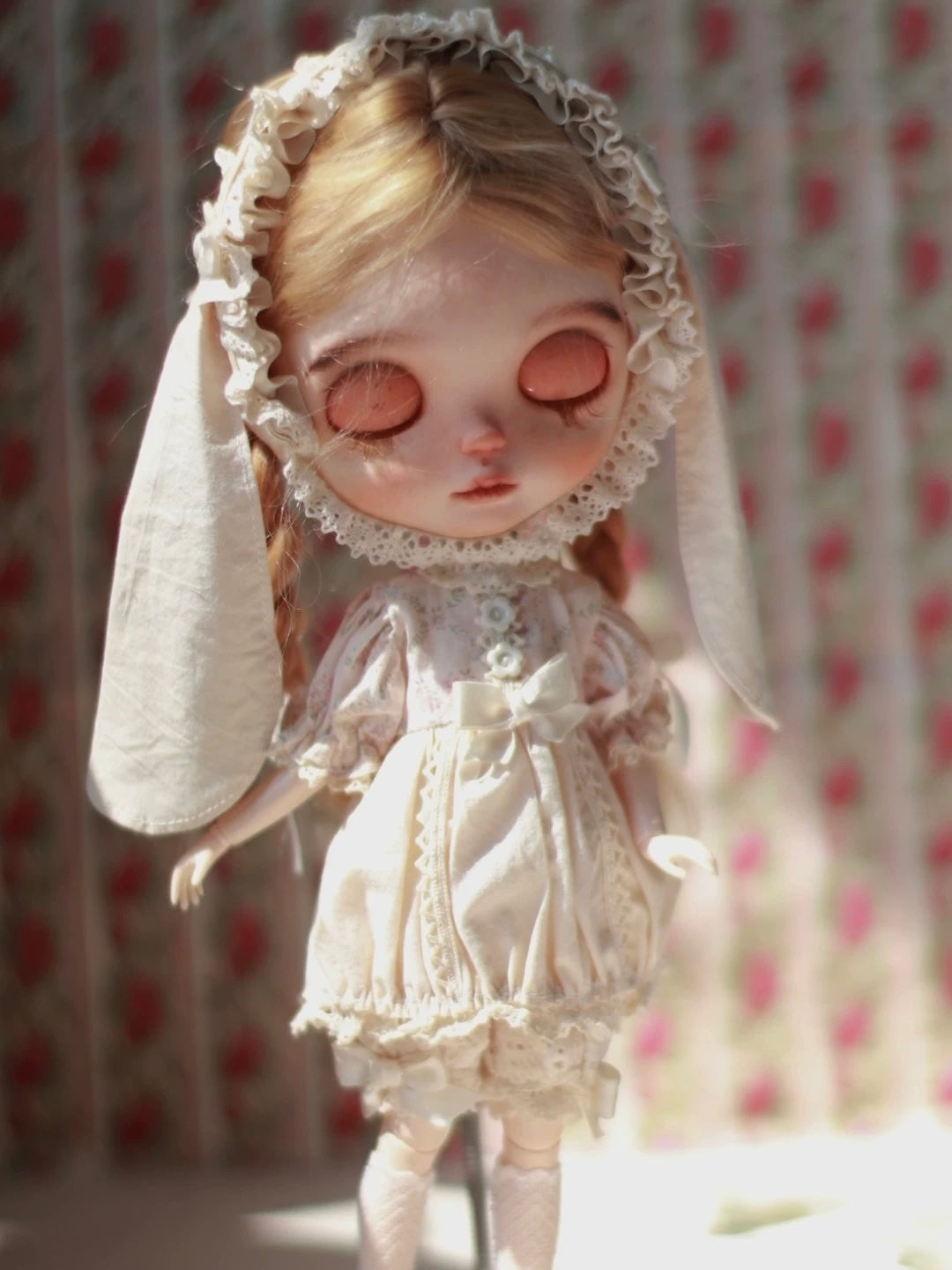 Lop Eared Bunny Blythe BJD Outfit - Handmade Doll Clothes - ToastDoll