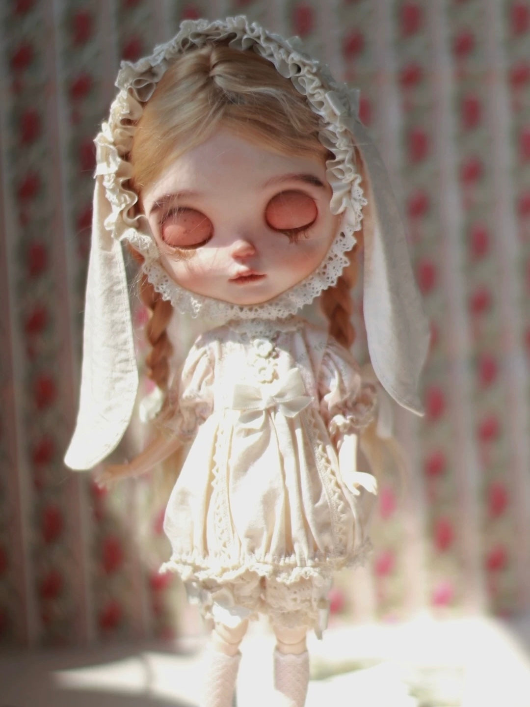 Lop Eared Bunny Blythe BJD Outfit - Handmade Doll Clothes - ToastDoll
