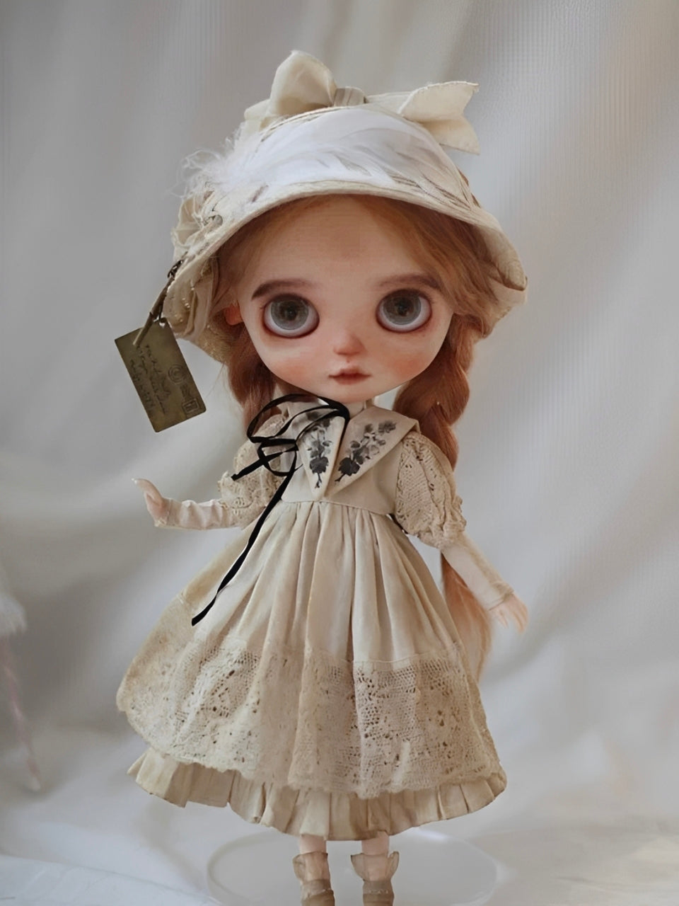 Vintage Tea Dyed Blythe Outfit - Handmade Doll Clothes - ToastDoll