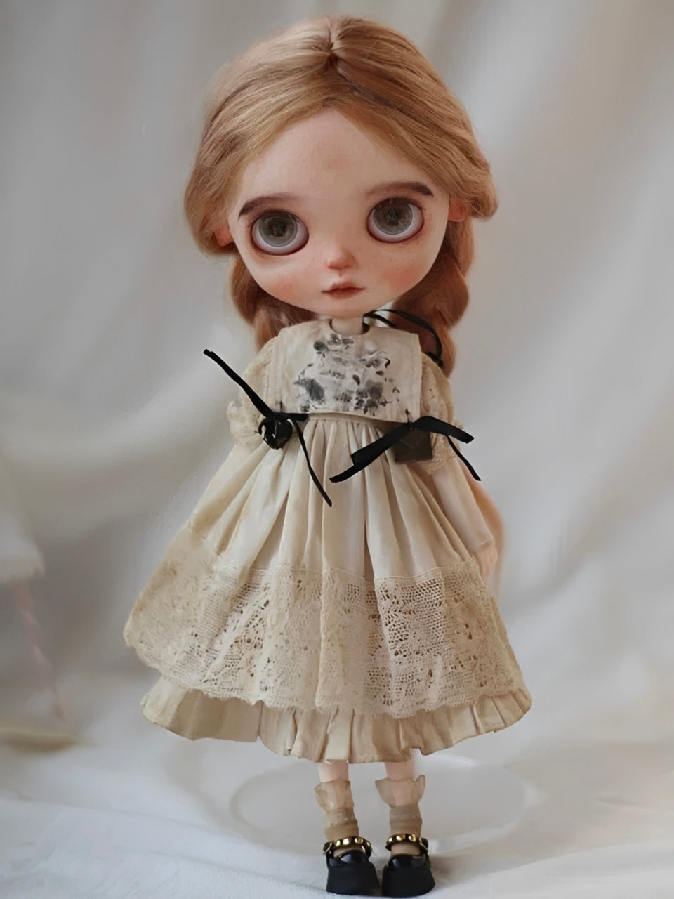 Vintage Tea Dyed Blythe Outfit - Handmade Doll Clothes - ToastDoll
