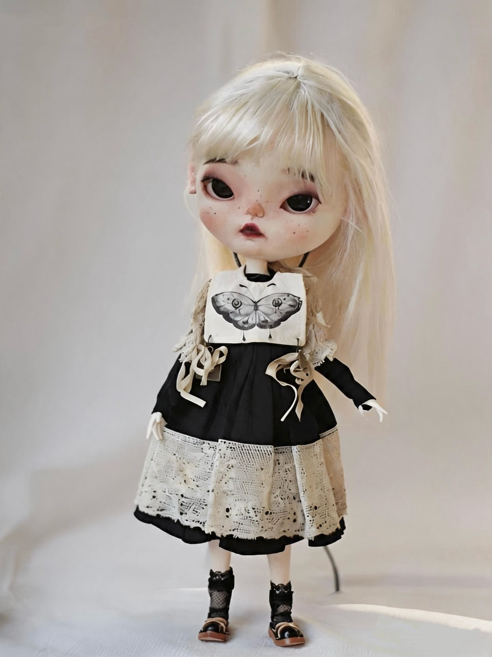 Vintage Tea Dyed Blythe Outfit - Handmade Doll Clothes - ToastDoll