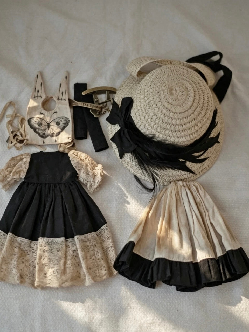 Vintage Tea Dyed Blythe Outfit - Handmade Doll Clothes - ToastDoll