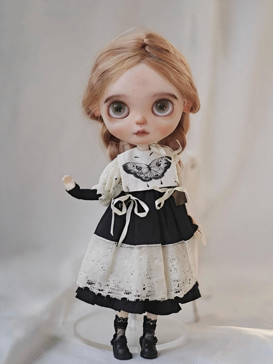 Vintage Tea Dyed Blythe Outfit - Handmade Doll Clothes - ToastDoll