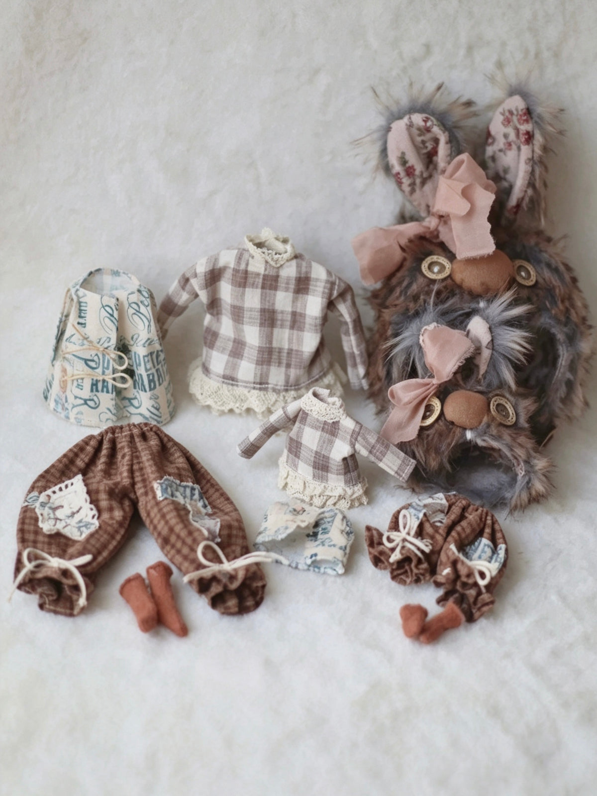 Crazy Bunny Blythe Outfit - Handmade Doll Clothes - ToastDoll