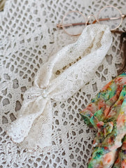 Handmade Outfit for Blythe/Obitsu, Lace Pearl Shawl