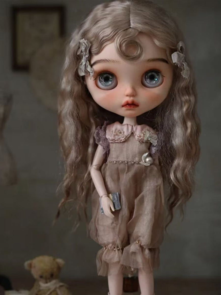 Handmade Outfit for Blythe/Obitsu, Vintage Romper Set