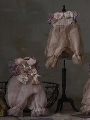 Handmade Outfit for Blythe/Obitsu, Vintage Romper Set