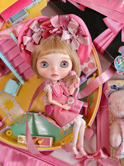 Effie Custom Blythe OOAK - Sweet Pink Doll - ToastDoll