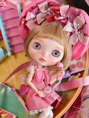 Effie Custom Blythe OOAK - Sweet Pink Doll - ToastDoll