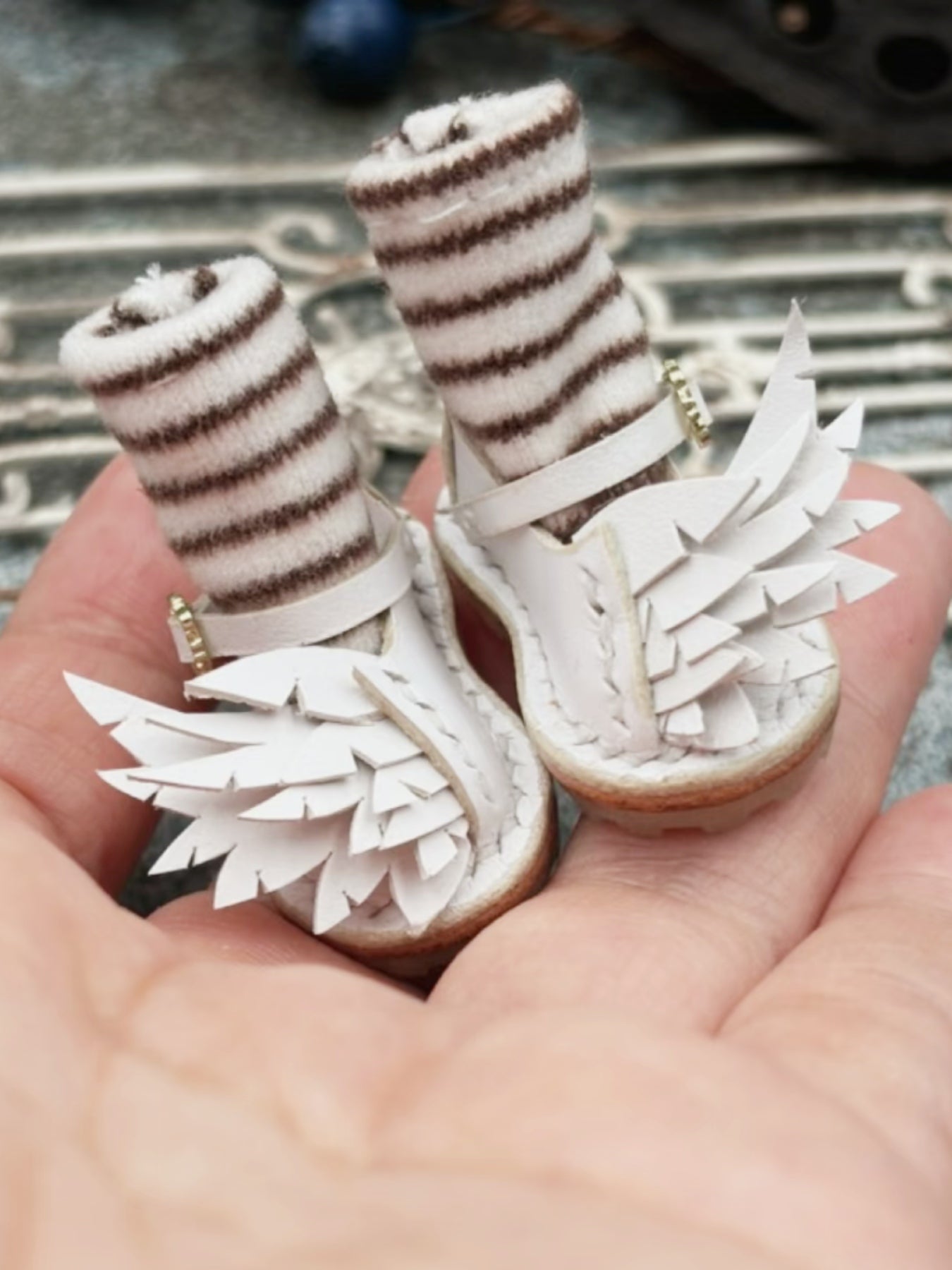 Handmade Shoes for Blythe/ Ob24/ Ob22/ Jacoosun, Winged Mary Jane