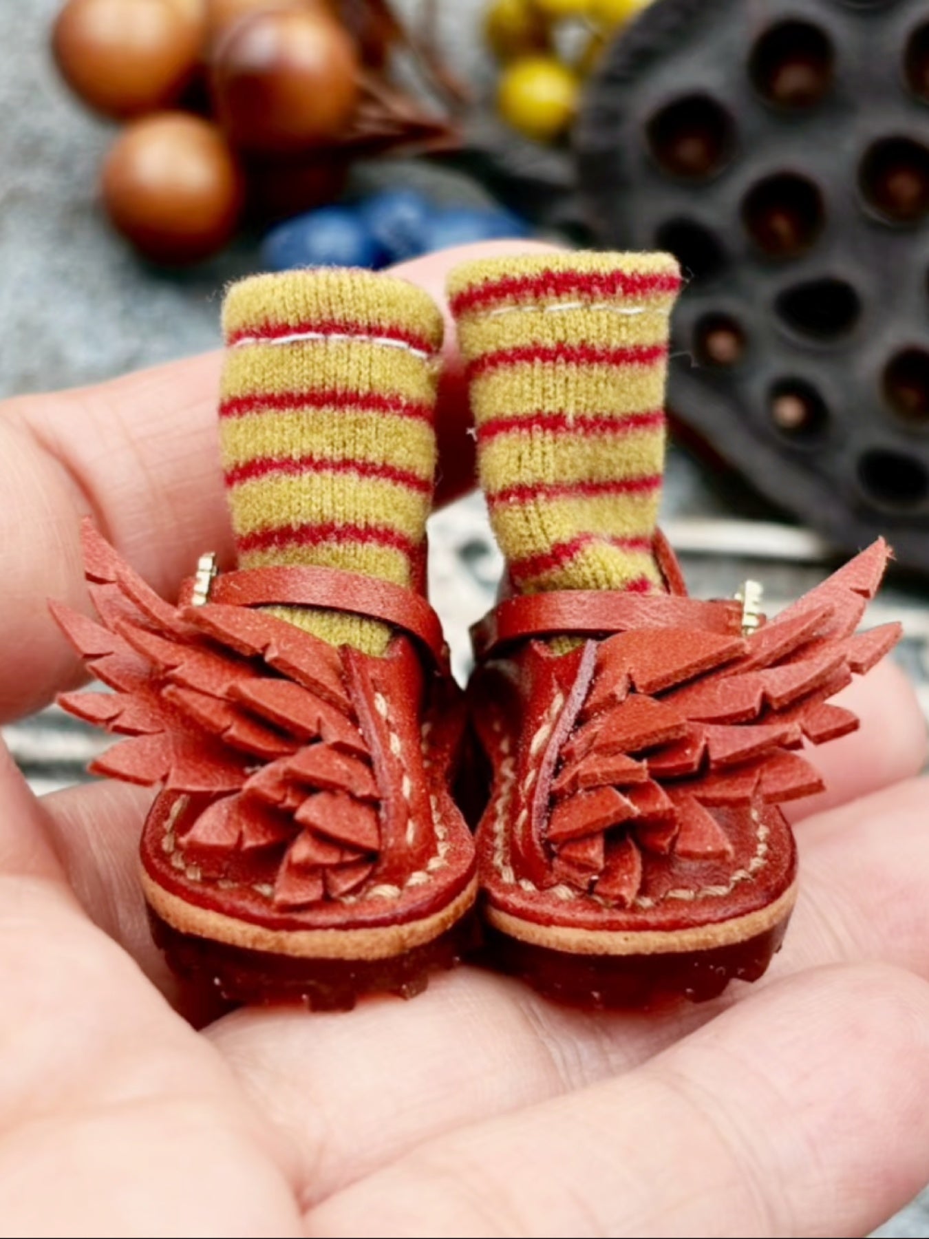 Handmade Shoes for Blythe/ Ob24/ Ob22/ Jacoosun, Winged Mary Jane