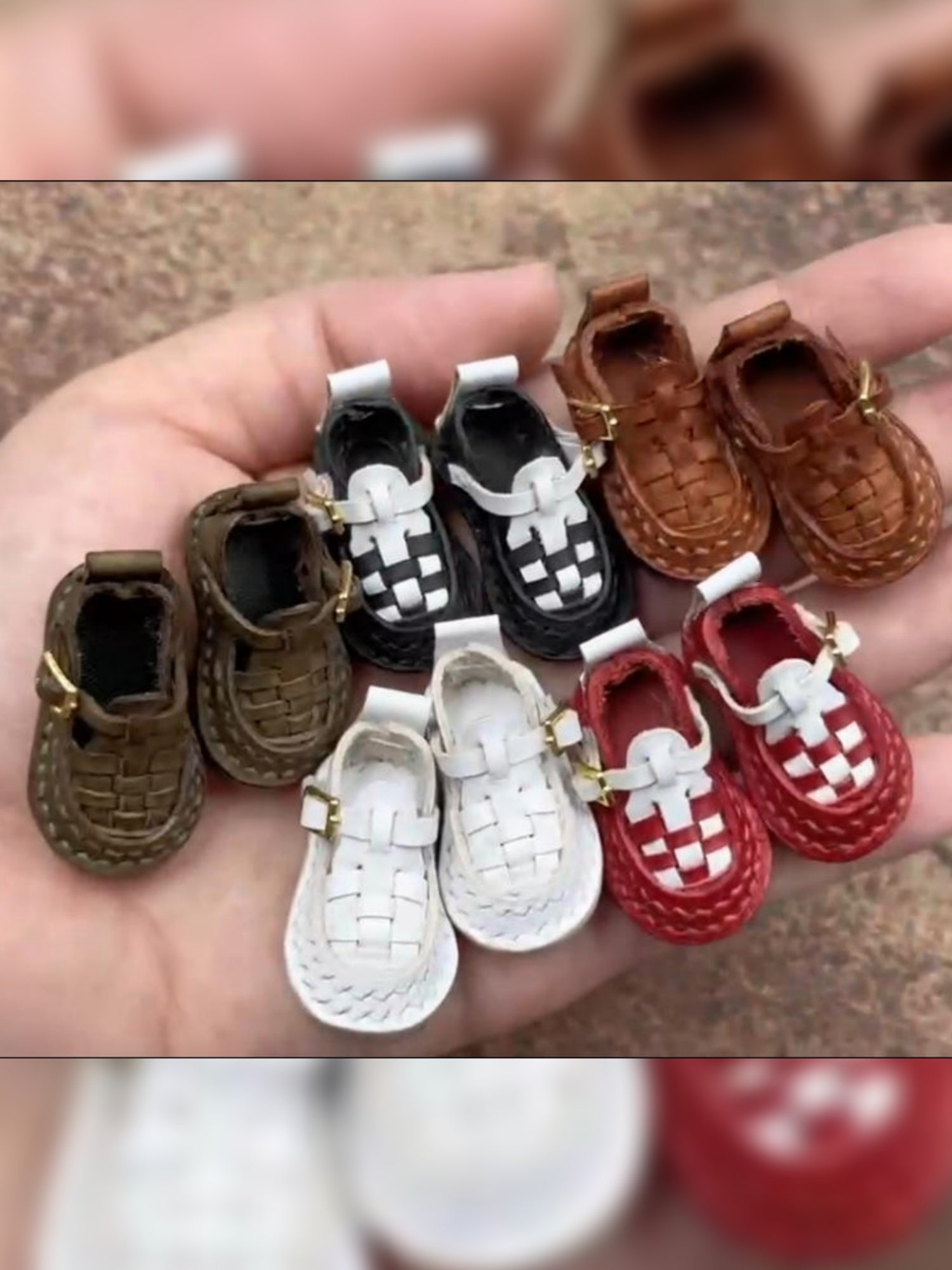 Handmade Shoes for Blythe/Obitsu, Woven Sandals