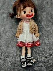 Handmade Shoes for Blythe/Obitsu, Street-Worn Combat Boots