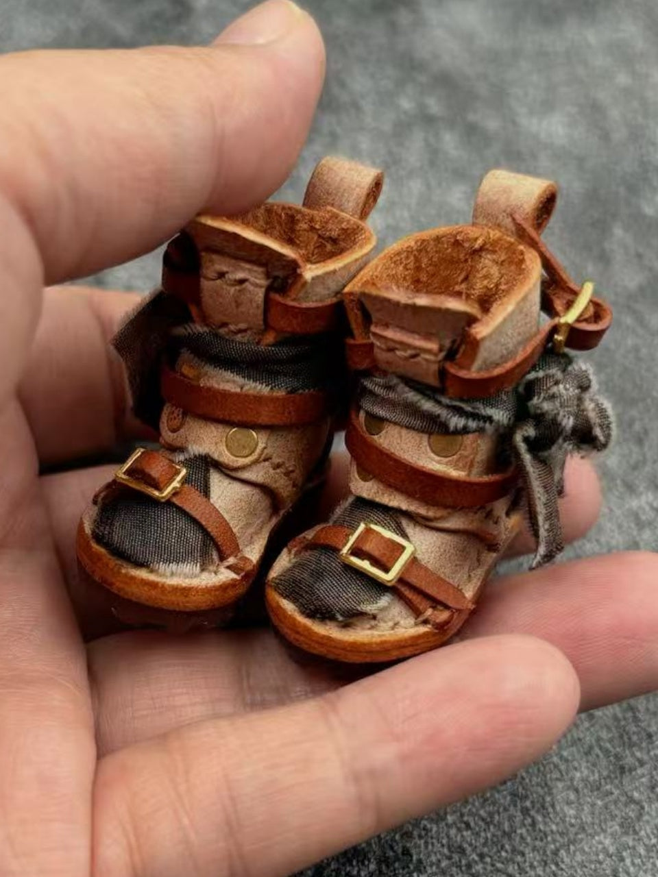 Handmade Shoes for Blythe/Obitsu, Street-Worn Combat Boots