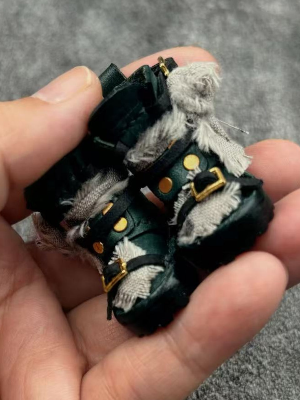 Handmade Shoes for Blythe/Obitsu, Street-Worn Combat Boots