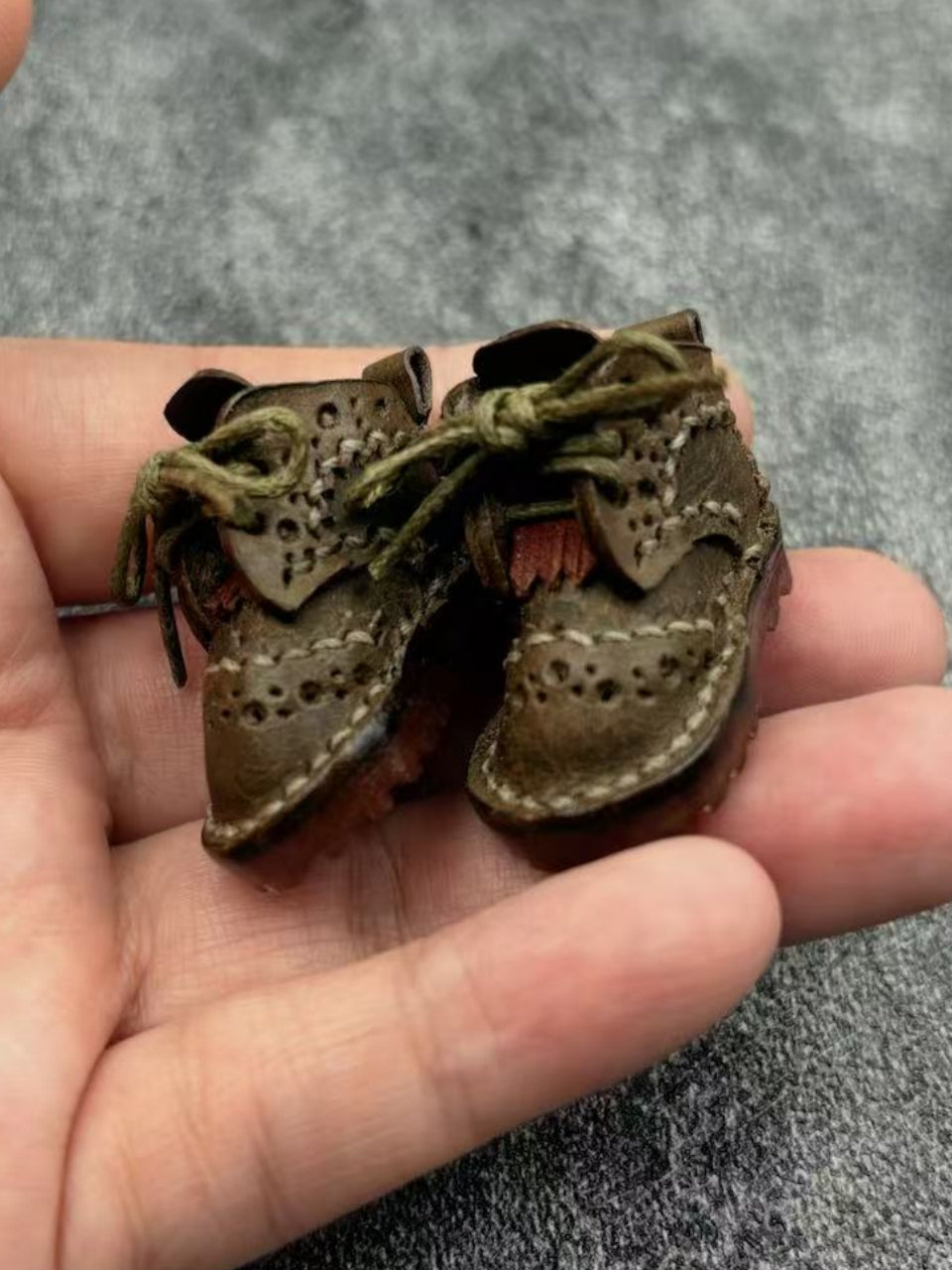 Handmade Shoes for Blythe/Obitsu, Classic Baroque Carved Oxford Shoes