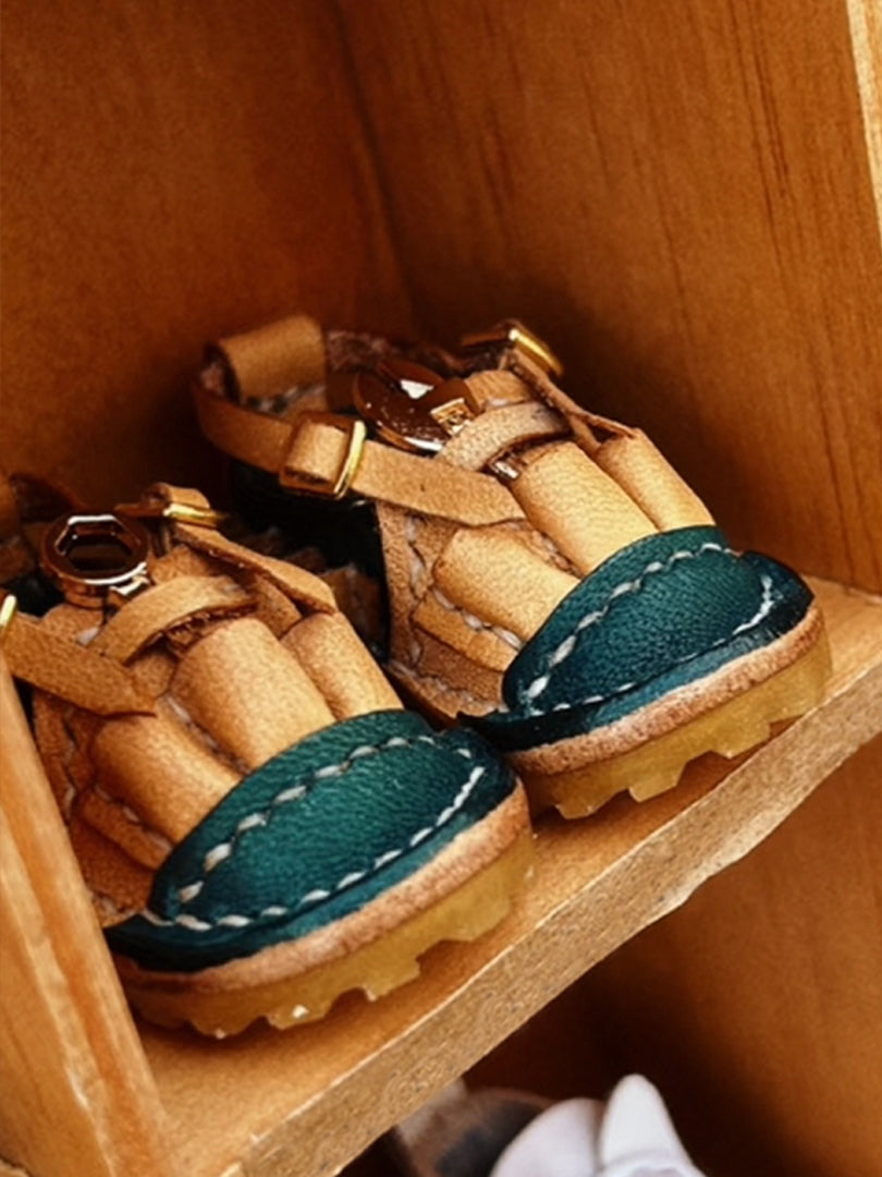 Handmade Shoes for Blythe/Obitsu, Workwear Style  Leather Shoes