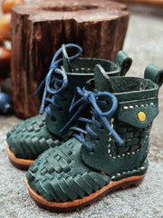 Handmade Shoes for Blythe/Obitsu, Woven Combat Boots