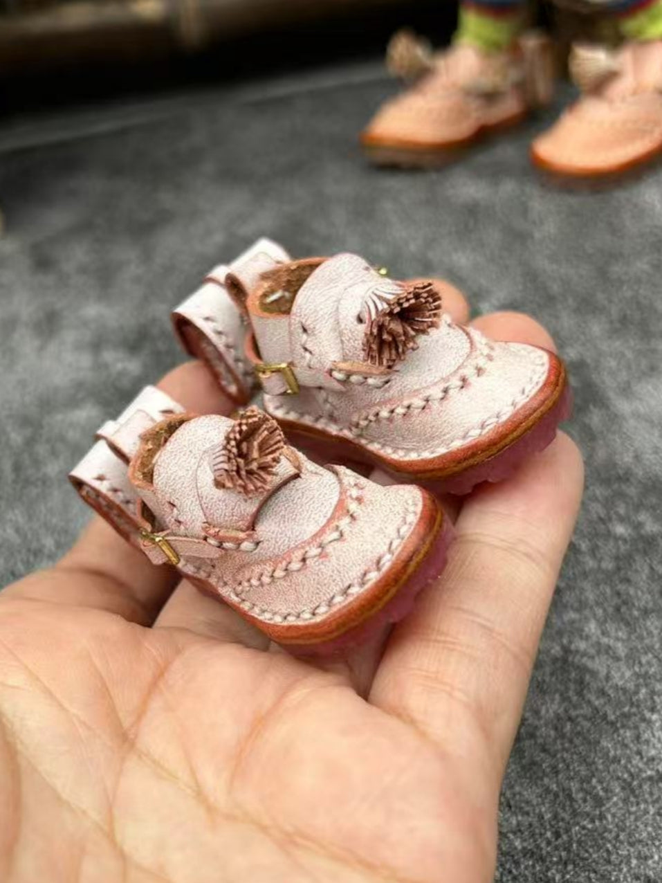 Handmade Shoes for Blythe/Obitsu, Styled Shoes with A Backpack