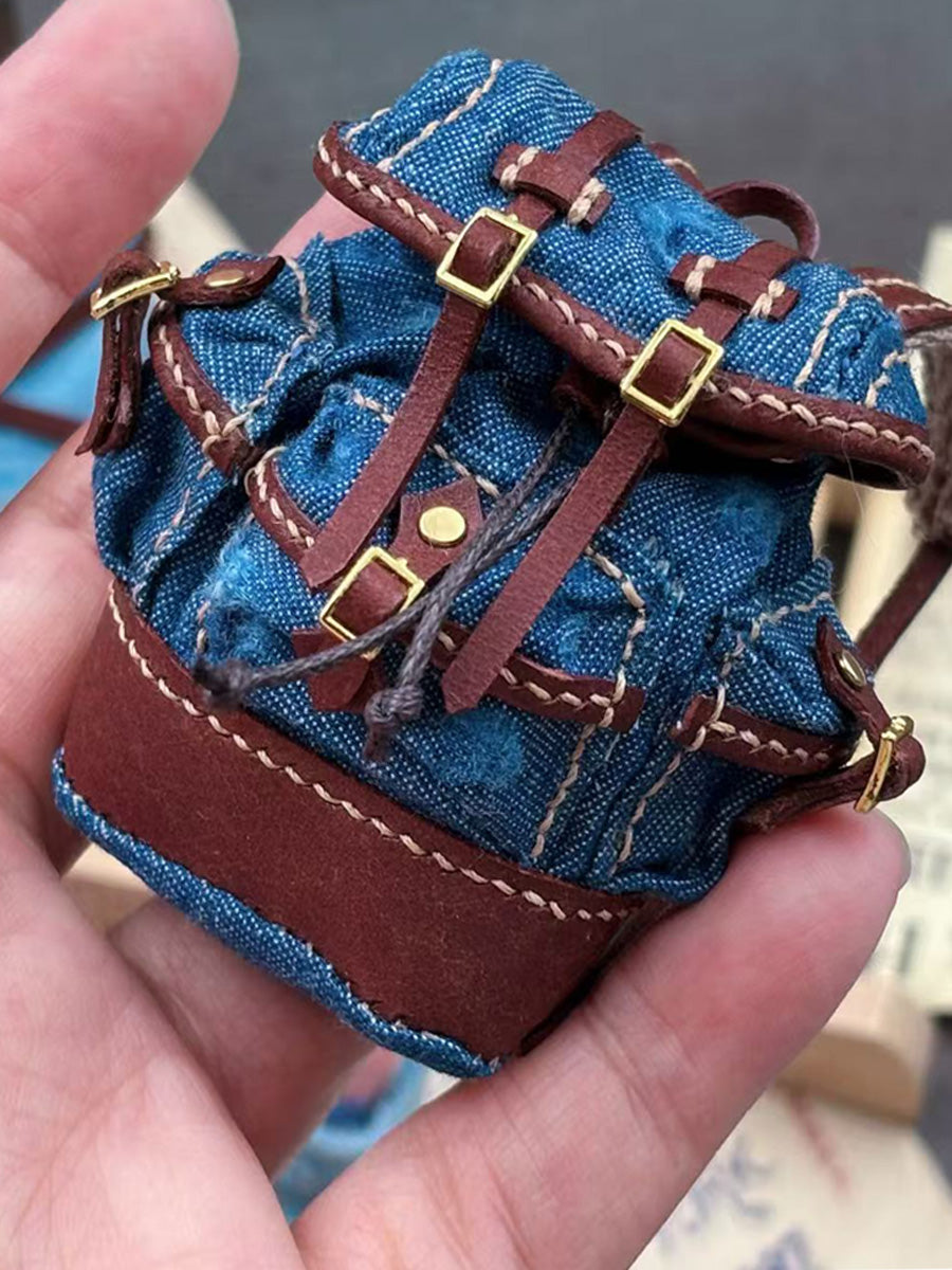 Handmade Bag for Blythe/BJD, Denim Backpack